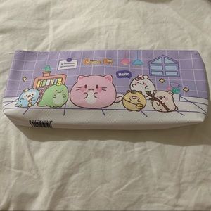 Cartoon Pet Family Zip Pencil Bag